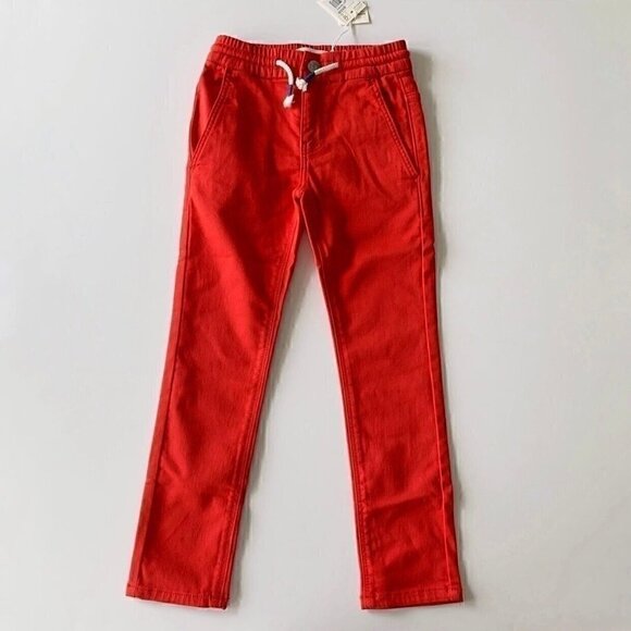 Mini Boden Red Jersey Skinny Boy Jeans Pants 5T 6 years 8 years 11 years 12 year - Picture 1 of 12